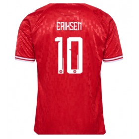 Dänemark Christian Eriksen #10 Heimtrikot EM 2024 Kurzarm